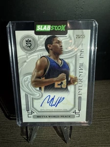 2023-24 Topps Royalty Metta World Peace Influential Ink AUTO /25 Pacers - Picture 1 of 3