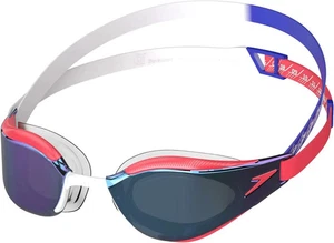 Speedo Fastskin Hyper Elite Mirrored Goggles, Watermelon Red/True Cobalt/White - Picture 1 of 5