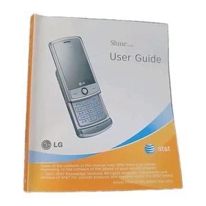 Shine LG User Guide Manual Directions At&t Cell Phone  - Picture 1 of 3
