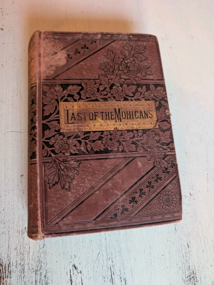 1882 Last Of The Mohicans By James Fenimore Cooper Vintage Hardcover Book Lovell Foto 1 de 4
