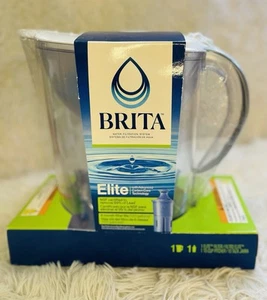 NEW Brita Elite Water Filter Pitcher 10 cup cap. Electronic Filter Indicator - Picture 1 of 7