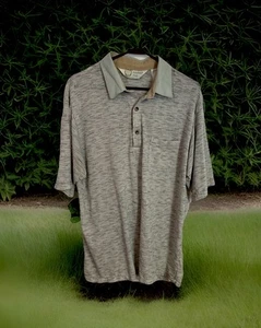 Parkland Club Grau Golf Shirt 46-48 Brust Kurzarm Weich Stretch Freizeit - Bild 1 von 6