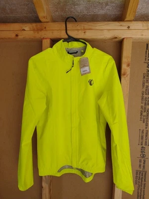 PEARL IZUMI Quest WXB Cycling Jacket - Screaming Yellow - Medium- used 3 rides - Image 1 of 4