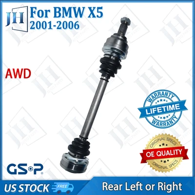 Eje CV trasero izquierdo o derecho original para BMW X5 L6 V8 2001 02 03 04 05 06 AWD Foto 1 de 4