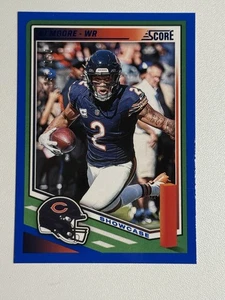 DJ Moore #254 - 2025 Panini Score NFL Fútbol Azul Escaparate Paralelo/250 - Imagen 1 de 2