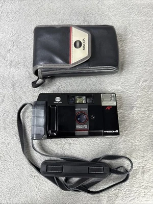 Minolta Freedom III 35mm Point & Shoot Film Camera w/ Strap & Case - Image 1 of 4