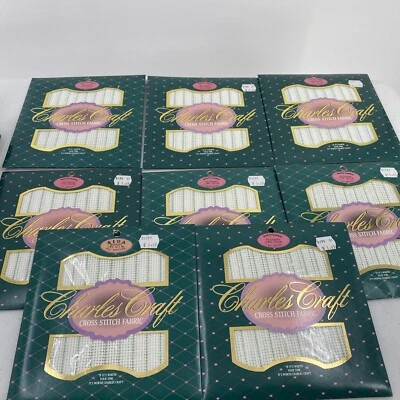 Lote de 8 canas Charles Craft Waste 10 unidades e 18 unidades 12 X 18” algodão - Imagem 1 de 4