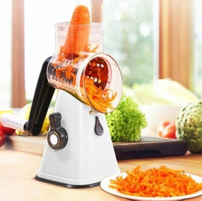 3in1 Multifunktion Küche Gemüseschneider Gemüsehobel Trommelreibe Obstschneider - Bild 1 von 4