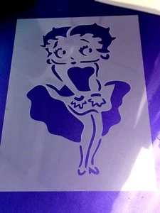 Betty Boop Airbrush Kunst Handwerk Schablone - Bild 1 von 1