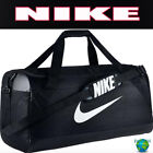 Nike Brasilia Medium Duffel Bag Black/White BA5334-010