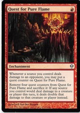 Quest for Pure Flame *Uncommon* Magic MtG x1 Zendikar SP