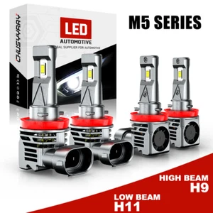 For Ford Transit Connect 2014 2015 2016 2017 2018 LED Headlight Hi/Lo Beam Bulbs - Picture 1 of 13