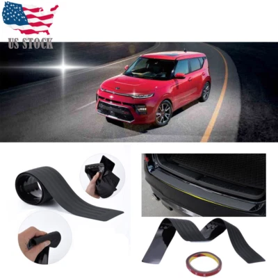 Protector de parachoques de umbral de puerta de coche negro para Kia Soul 1994-2020 Foto 1 de 4