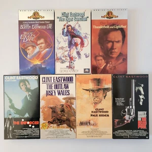 Clint Eastwood VHS CLASSICS- Collection Lot of (7) - Picture 1 of 5