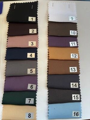 Nida Crepe Fabric Abaya Dress 100% Polyester Extra Wide Fabric 68'' By The Meter - Image 1 of 2