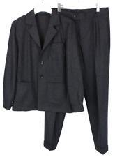 SUITSUPPLY Greenwich / Brescia Suit Men's UK 40 / uk 34 Flannel Wool Grey