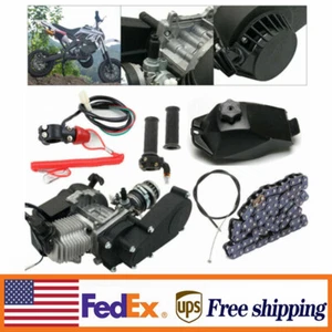 49CC 2 Stroke Engine Motor Kit Pull Start for Pocket Mini Quad Bike Scooter ATV - Picture 1 of 14