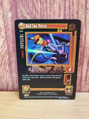 Dragon Ball GT - Red Toe Pierce 252 - Ultra Rare Flat Foil - Score Baby Saga - Image 1 of 4
