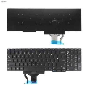 US Laptop Keyboard for Dell E5550 E5570 E5580 5550 5580 5590 5591 3510 7510 7710 - Picture 1 of 5