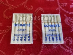 Schmetz Jersey Ball Point Sewing Needles 130/705 SUK 15x1 Size 10,12,14   - Picture 1 of 1
