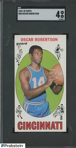 1969-70 Topps #50 Oscar Robertson HOF Cincinnati Royals SGC 4 VG-EX - Picture 1 of 2