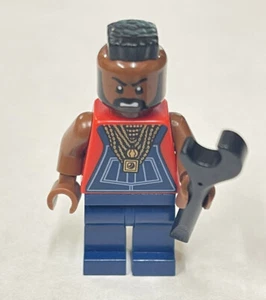 LEGO MR. T Minifig B.A. Baracus The A Team with Wrench Minifigure - Picture 1 of 2