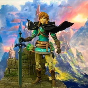 1/12 Custom Wired Cape Cloak For 6'' Figma Link Action Figure(No Figure)New - Picture 1 of 6