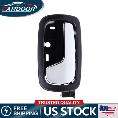 Para Chevrolet Cobalt 05-10 cromado preto maçaneta interna dianteira driver - Imagem 1 de 4