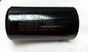 Condensador de arranque de motor 110V 110Vac 120VAC 1000-1200MFD uF tapa de climatización envío gratuito a EE. UU. - Imagen 1 de 2