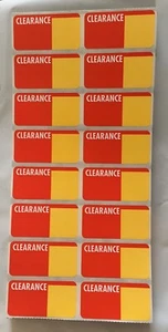 1000 Retail 1" x 2" CLEARANCE Printable Stickers NEW - Picture 1 of 1