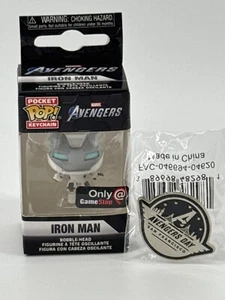Funko POP! Llavero Pocket Iron Man Gamestop Exclusivo + Prendedor Día de los Vengadores Marvel - Imagen 1 de 8