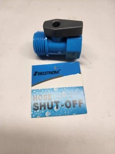 Garden Hose Shut Off Valve Water Pipe Faucet Connector Plastic - Picture 1 of 3