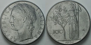 1956 República Italiana 100 Lira - Bild 1 von 1