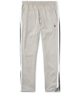 NWT Polo Ralph Lauren Toddler Boys 4/4T Cotton Interlock Track Pants - Grey - Picture 1 of 2
