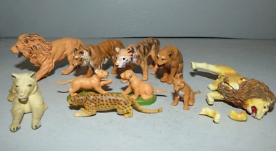 Britains Zoo Lions, Tigers, Panther (9 Pieces) 1:32 - Image 1 of 2