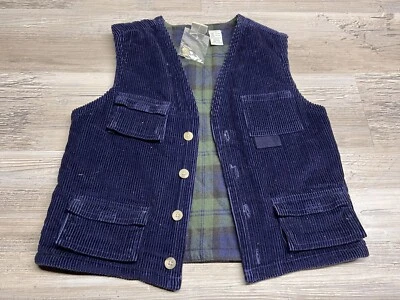 Chaleco De Colección Niños Pana Franela Forrado Botón Delantero Talla L (7) FG Field Gear Foto 1 de 4