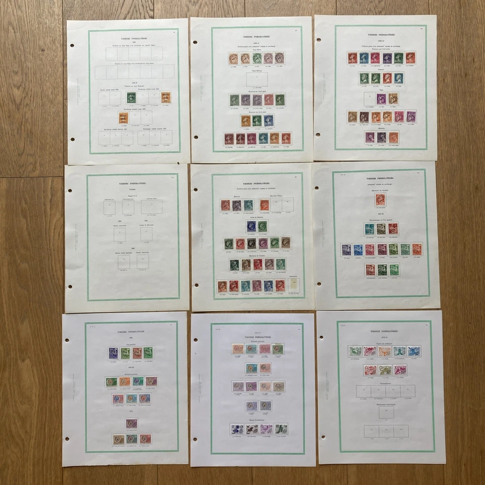 FRANCE 1922/1988 COLLECTION DE TIMBRES PRÉ OBLITÉRÉS - Photo 1/4