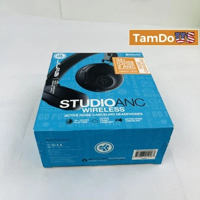 JLab Studio ANC Wireless Headphones, 34+ Hr Bluetooth, On-Ear ANC - Image 1 of 4