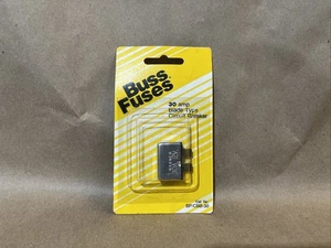 Buss Sicherungen 30 Amp Blade Typ Leitungsschutzschalter Kat Nr. BP/CBB 30 Neu im Karton - Bild 1 von 2