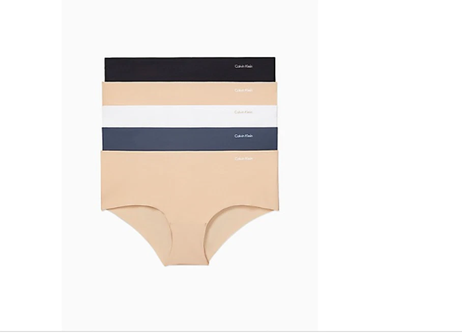 Calvin Klein Invisible Hipster Paquete de 5 Microfibra Nuevo con Etiquetas Foto 1 de 1