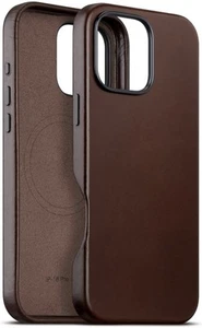 Hülle für iPhone 16 Pro Leder 6,3 Zoll, Ölwachs Top-Grain Leder - Bild 1 von 8