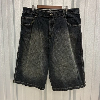 Vintage Southpole Jean Shorts Men's 42 Dark Wash Blue Skate Y2K Baggy Grunge - Image 1 of 4