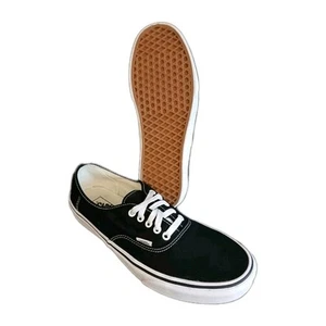 Vans schwarz weiß - schwarz Größe 12 brandneu Turnschuhe Schuhe Low Top #1008 - Bild 1 von 9