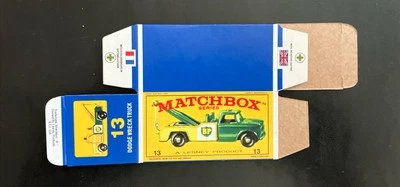 Camión de demolición Dodge Matchbox #13 BP 64-69 tipo E caja repro  Foto 1 de 2