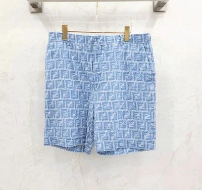 Льняные шорты Fendi Bermuda FB0821 135402205 - Изображение 1 из 4