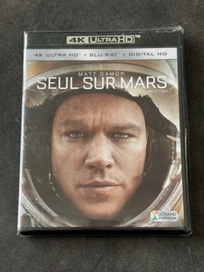 SEUL SUR MARS 4K ULTRA HD + BLURAY THE MARTIAN MATT DAMON VF NEUF SOUS BLISTER - Imagen 1 de 2