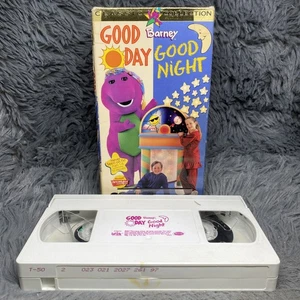 Barney: Good Day Good Night - Classic Collection VHS Tape 1997 Rare Never on TV - Picture 1 of 8