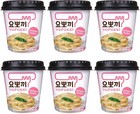 Yopokki Topokki Instant Korean Rice Cake Cup Carbonara Flavour 120g (Pack of 6)