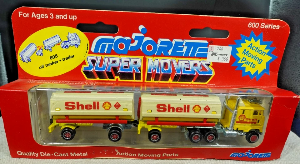 Majorette Super Movers Shell Tanker escala HO semi Foto 1 de 3