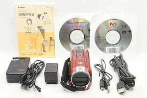 "Mint" Canon iVIS HF R31 Digital Video Camera Camcorder Red #250419ag - Picture 1 of 10